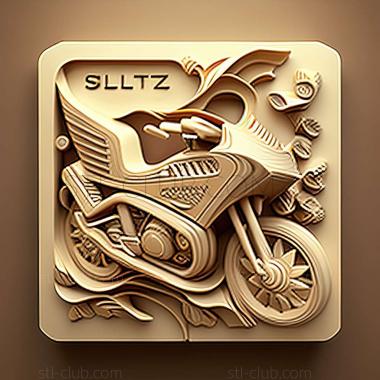 3D мадэль Suzuki Lets (STL)